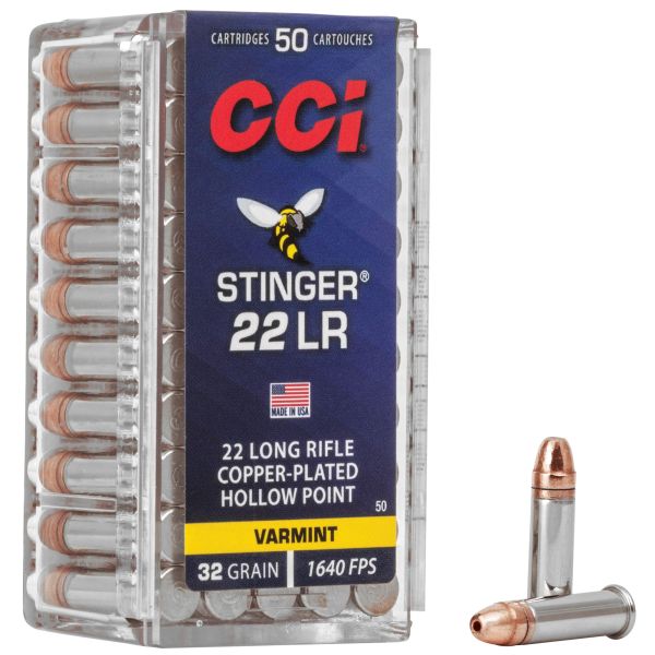 CCI “STINGER” 22LR HP 50/5000