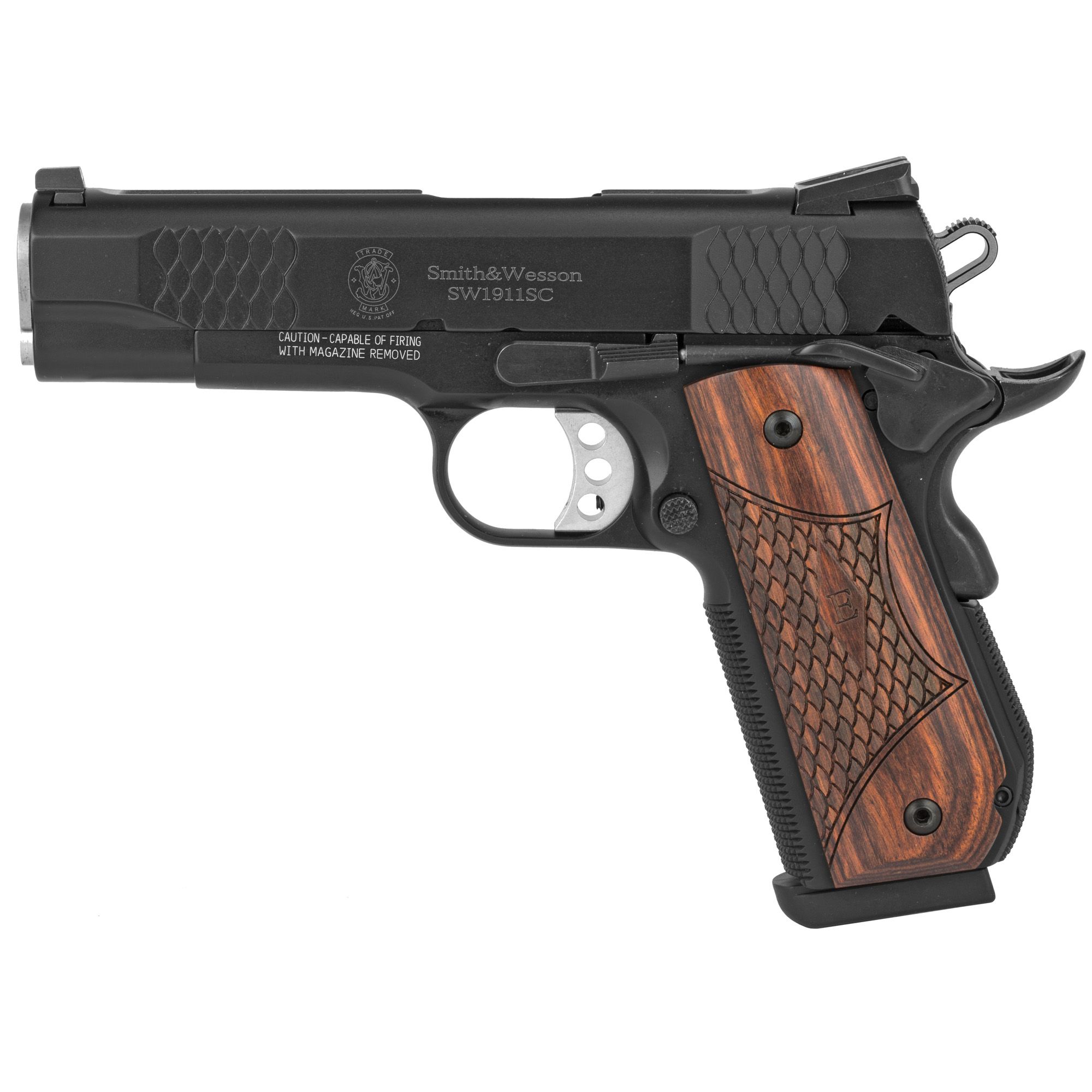 S&W 1911SC E 45ACP 8RD 4.25″ BLK MA