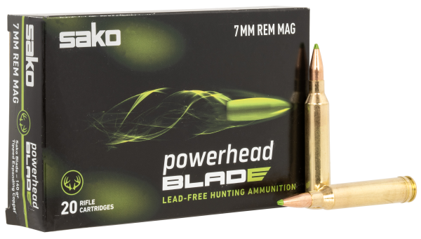 SAKO (TIKKA) JASPHB7MMRM140B PowerHead Blade 7mm 140gr 20 Per Box/10 Case