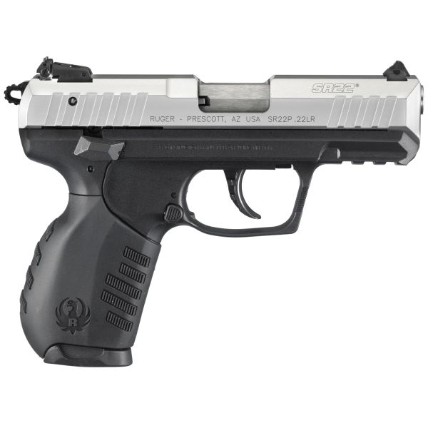 RUGER SR22 22LR 3.5″ SLVR 10RD