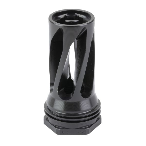 HUX FLASH HIDER QD 6 5/8X24 BLK