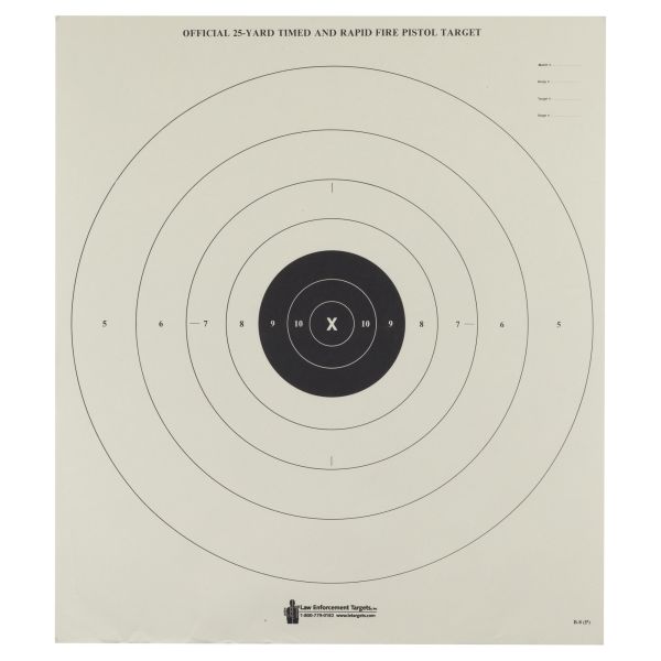 ACTION TGT BULLSEYE PAPER 100PK