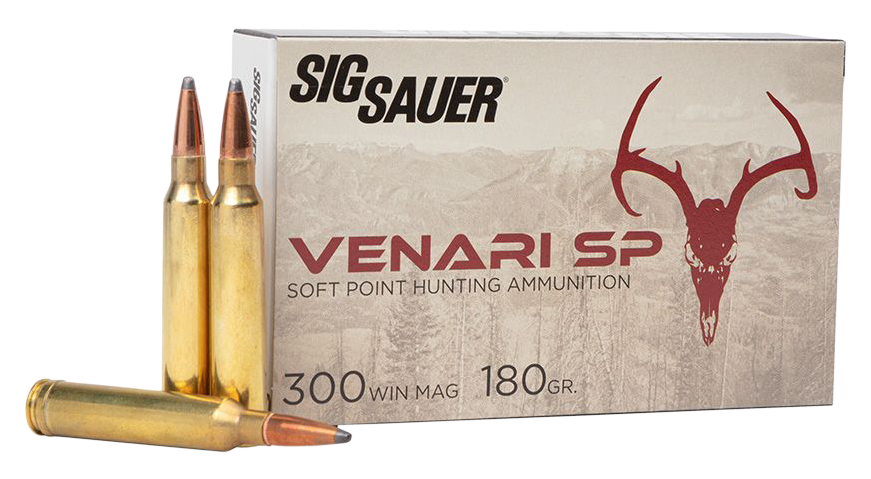 Sig Sauer V300WMSP18020 Venari  300WinMag 180gr Soft Point 20 Per Box/10 Case
