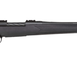Mossberg 28233 Patriot Carbine 6.5 PRC 5+1 20″ Matte Blued Threaded Bull Barrel, Matte Blued Drilled & Tapped Receiver, Fixed Black Synthetic Stock
