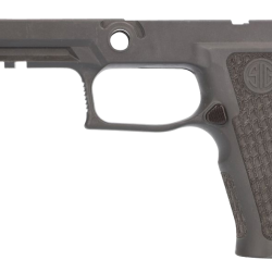 Sig Sauer 8901005 Grip Module  Laser Stippled Tungsten Gray Polymer Fits Sig P320