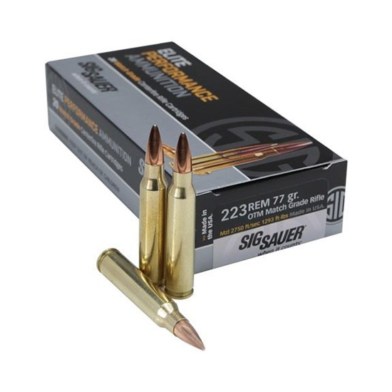 Sig Sauer 5.56 NATO 77gr OTM – 20rd