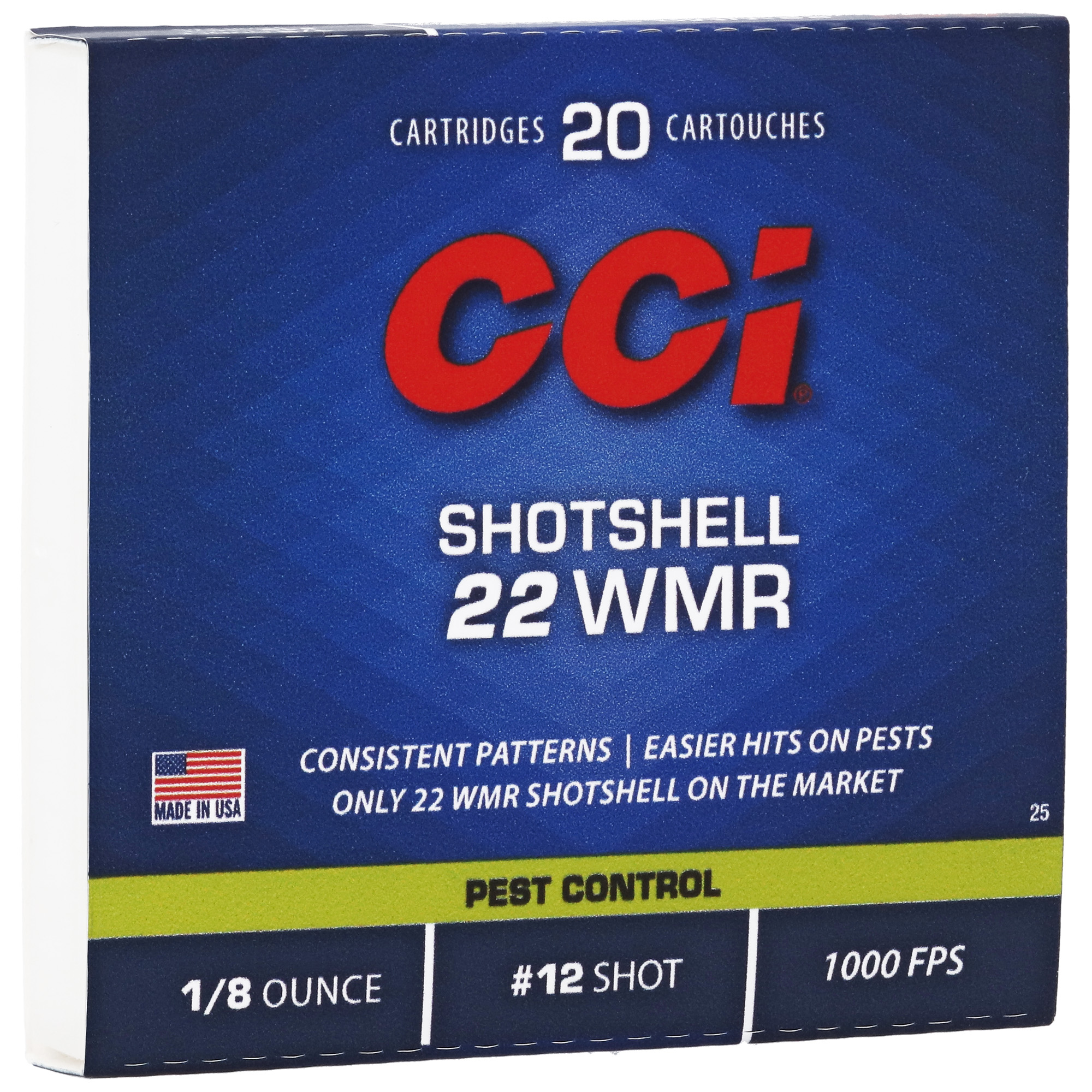 Cci .22 WMR 52gr SHOTSHELL Aluminum – 20rd