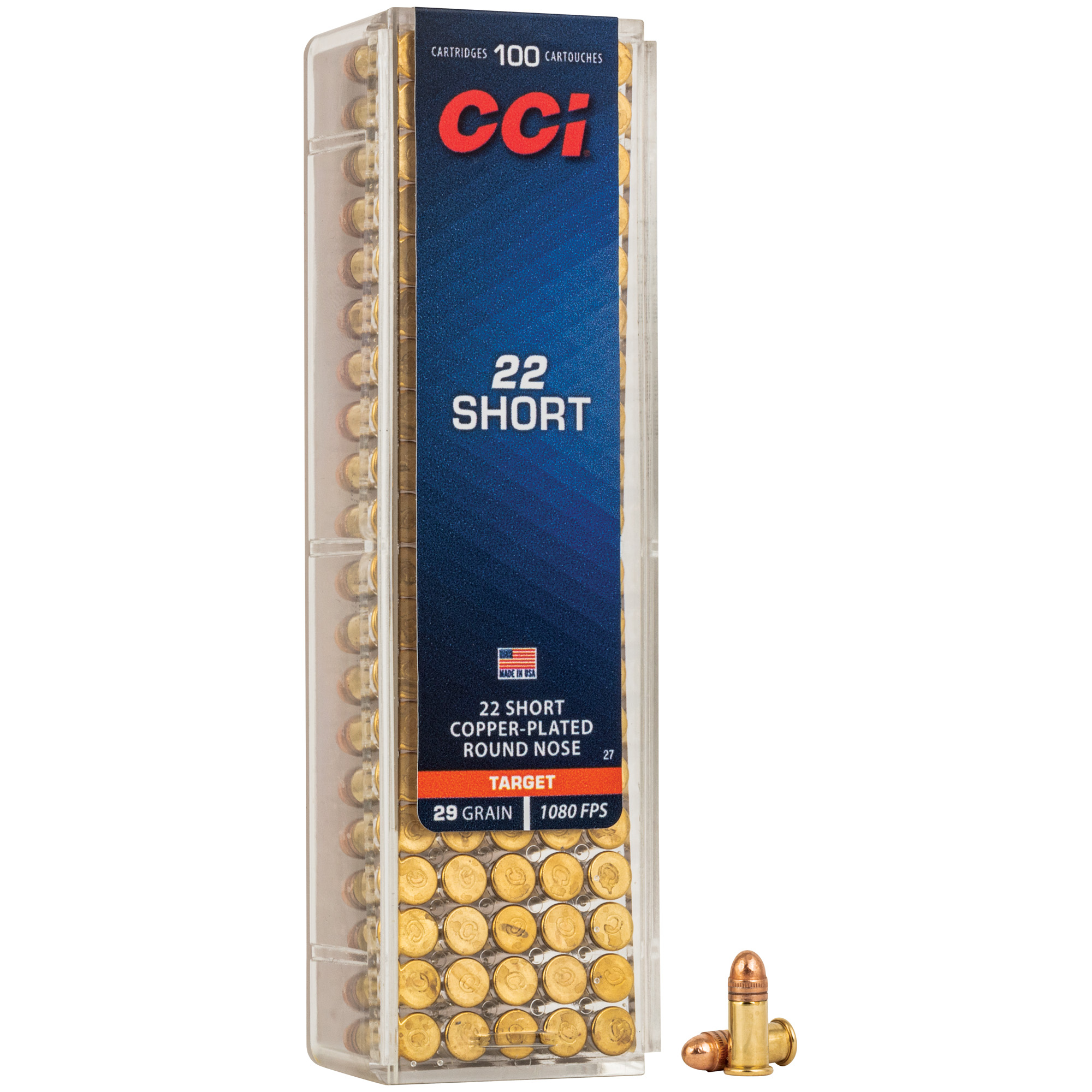 Cci .22 Short 29gr Brass – 100rd