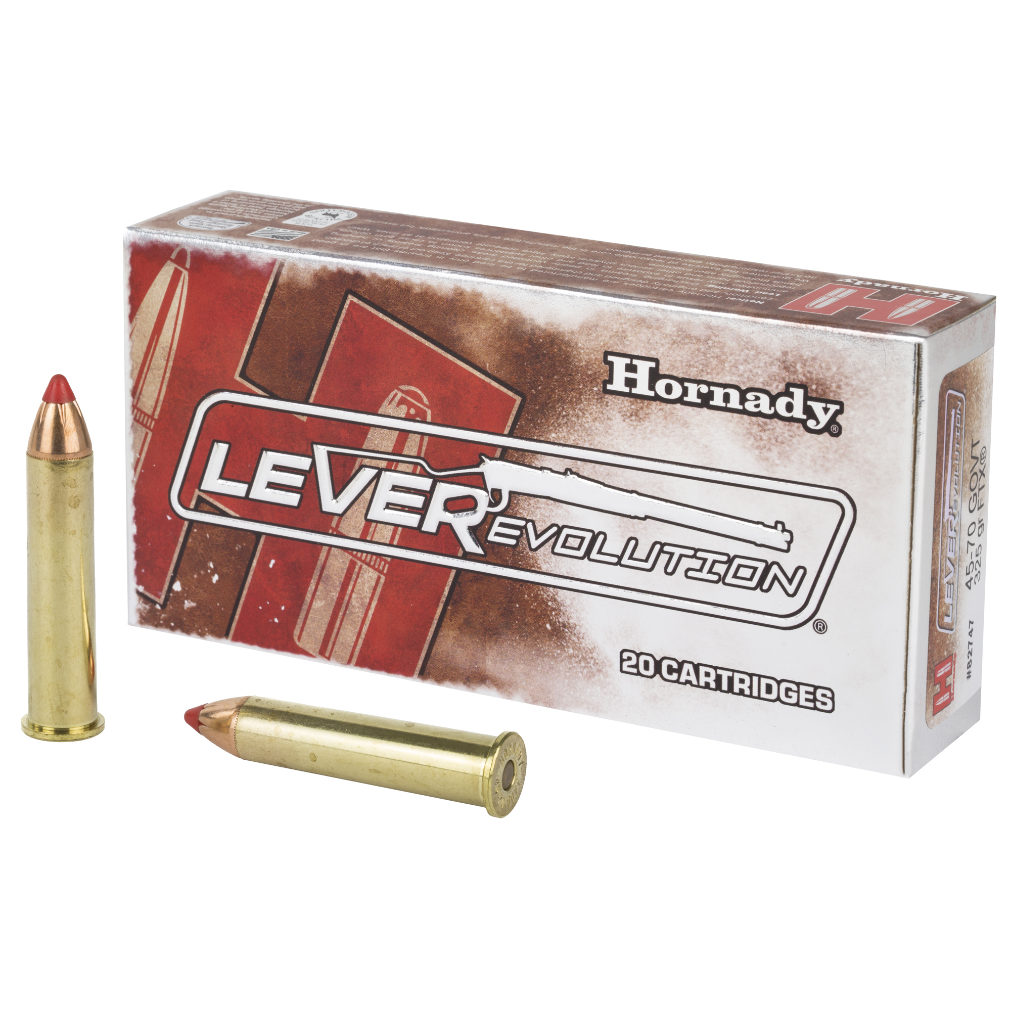 Hornady .45-70 Government 325gr FTX Brass – 20rd