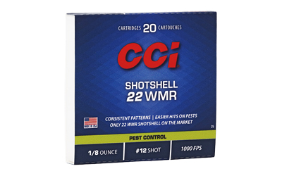 Cci .22 WMR 52gr SHOTSHELL Aluminum – 20rd